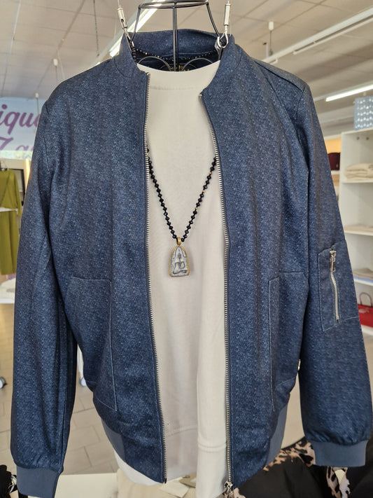 BLOUSON VON SENORITAS ICON IN BLAU MZ#00970 Mode-Zauber