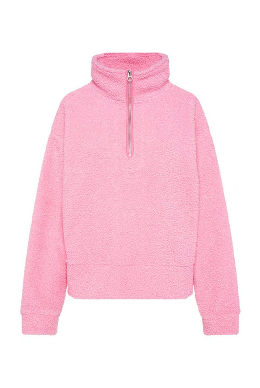 TEDDY-JACKE SO:ME MIT ZIPPER VON SENSES IN ROSE PINK MZ#00999 Mode-Zauber