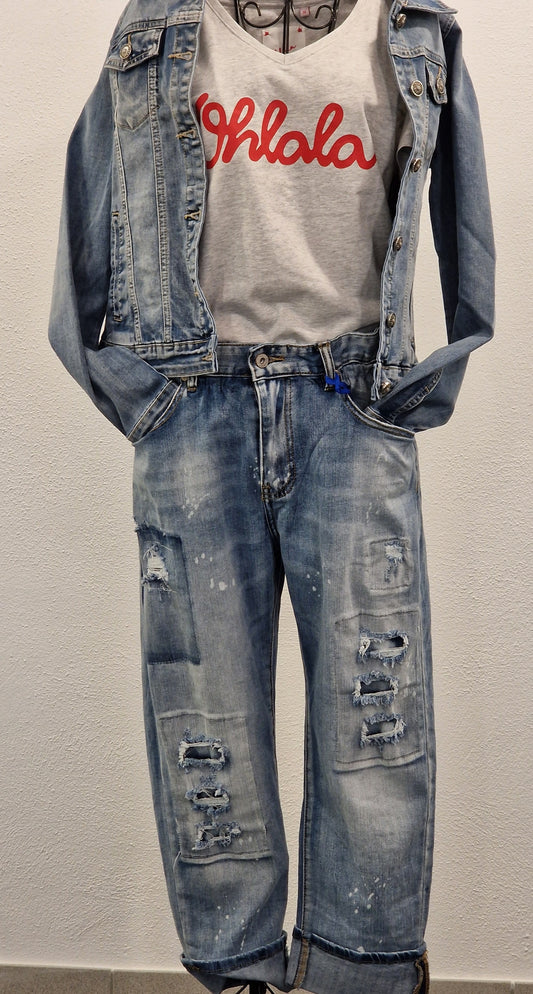 JEANS DAMEN BLAU MZ#00143