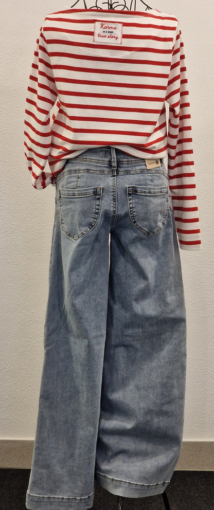 JEANS DAMEN FQLOPEZ VON FREE/QUENT IN HELLBLAU MZ#00565 mode-zauber