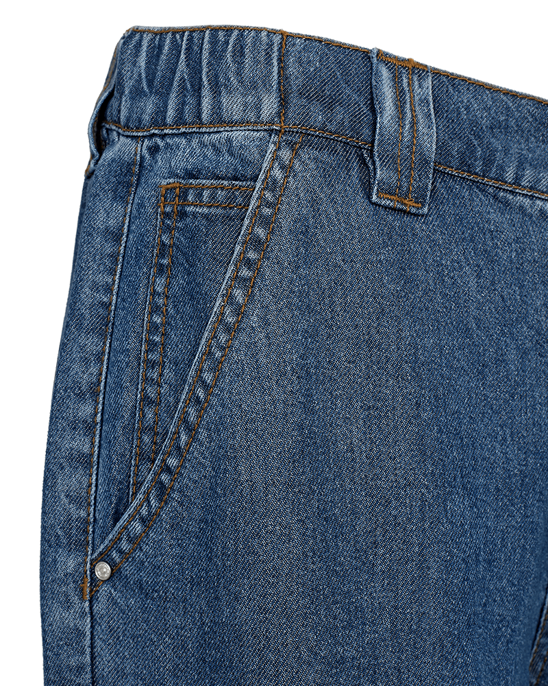 JEANS FQMILO VON FREE/QUENT MITTELBLAUER DENIM MZ#00874