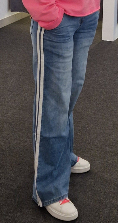 JEANS VON TOXIK MIT STREIFEN  IN BLAU MZ#00842 Mode-Zauber