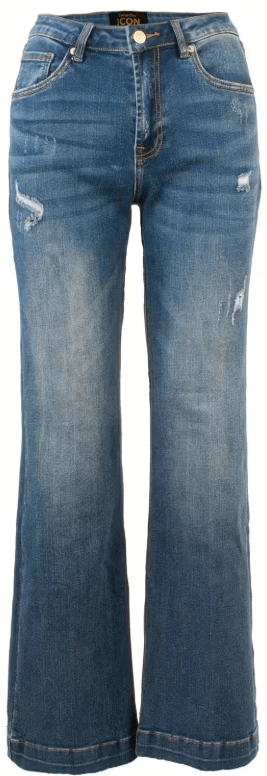 JEANS RAINBOW VON SENORITAS ICON IN INDIGO WASH MZ#00932 Mode-Zauber
