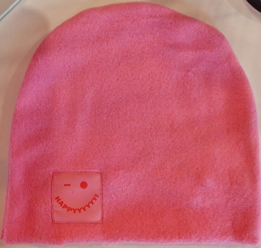 MÜTZE MIT SMILEY VON THESHIRT PROJECT IN PINK MZ#00653 Mode-Zauber