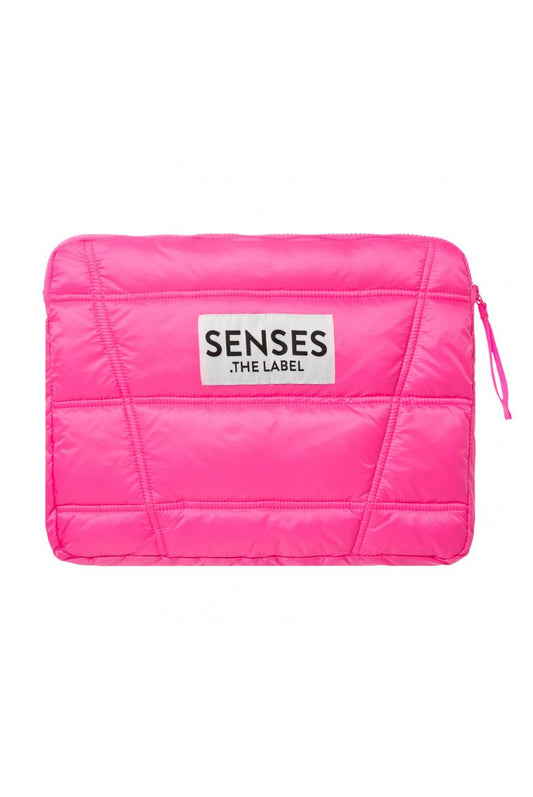 PUFFER TABLET CASE AM:AL VON SENSES IN VIVID PINK  MZ#00887 Mode-Zauber