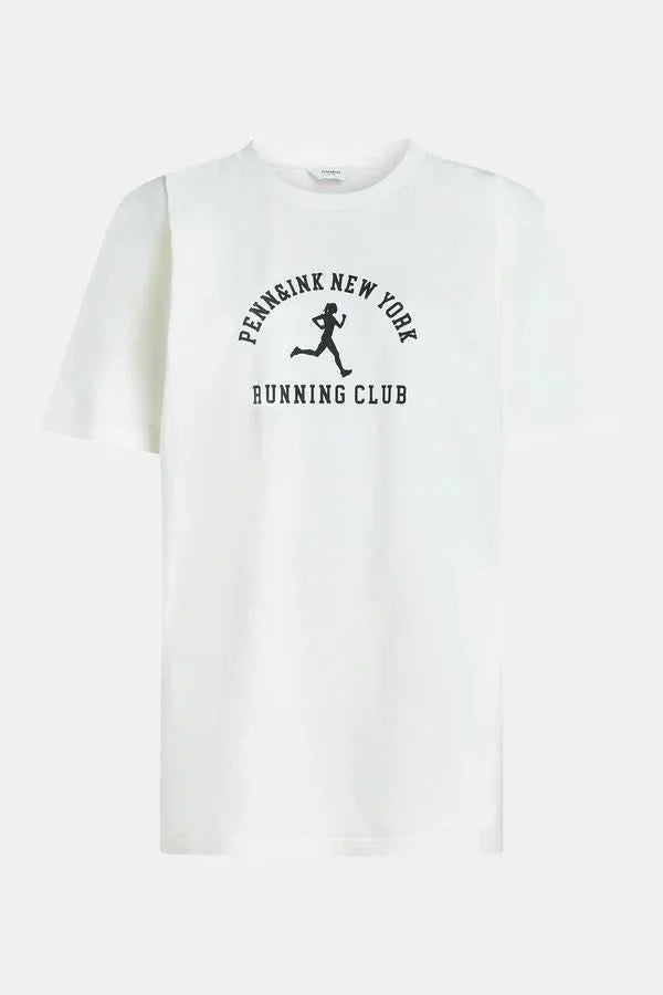 T-SHIRT PRINT W24T1133LTD VON PENN & INK IN WEISS MZ#00635