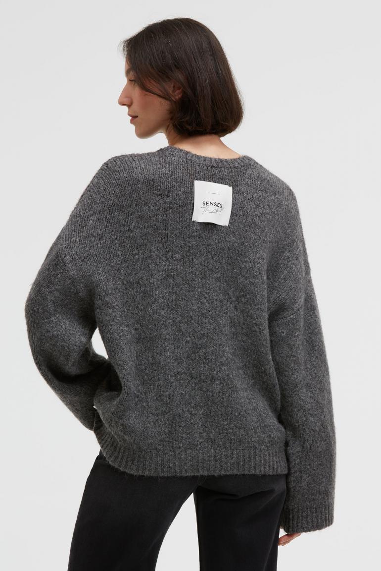 PULLOVER MELLIERT KO:BE MIT WEITEN ÄRMELN VON SENSES MZ#01002 Mode-Zauber