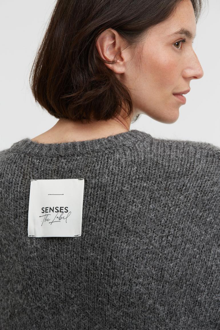 PULLOVER MELLIERT KO:BE MIT WEITEN ÄRMELN VON SENSES MZ#01002 Mode-Zauber