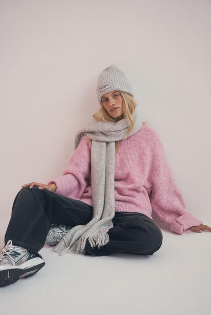 PULLOVER MELLIERT KO:BE MIT WEITEN ÄRMELN VON SENSES MZ#01002 Mode-Zauber