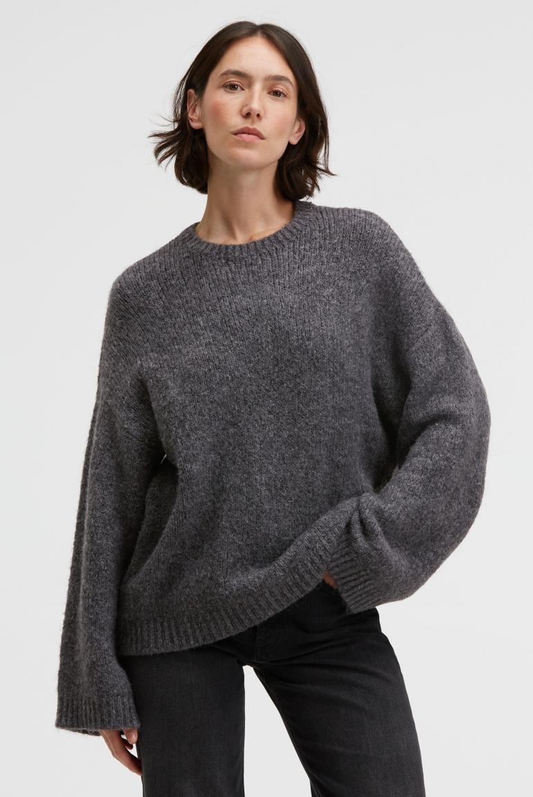 PULLOVER MELLIERT KO:BE MIT WEITEN ÄRMELN VON SENSES MZ#01002 Mode-Zauber