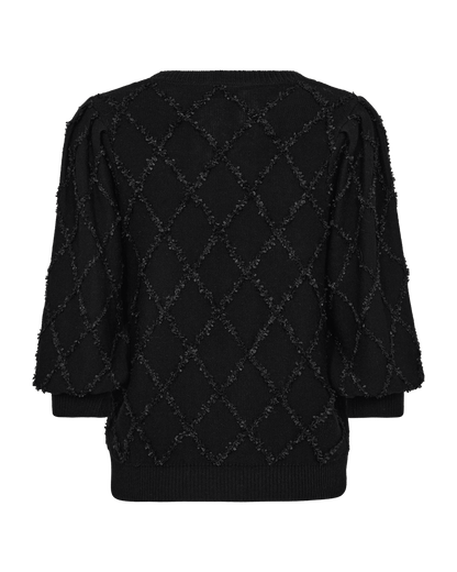 PULLOVER  DAMEN FQSAFRI VON FREE/QUENT IN SCHWARZ MZ#01018 Mode-Zauber