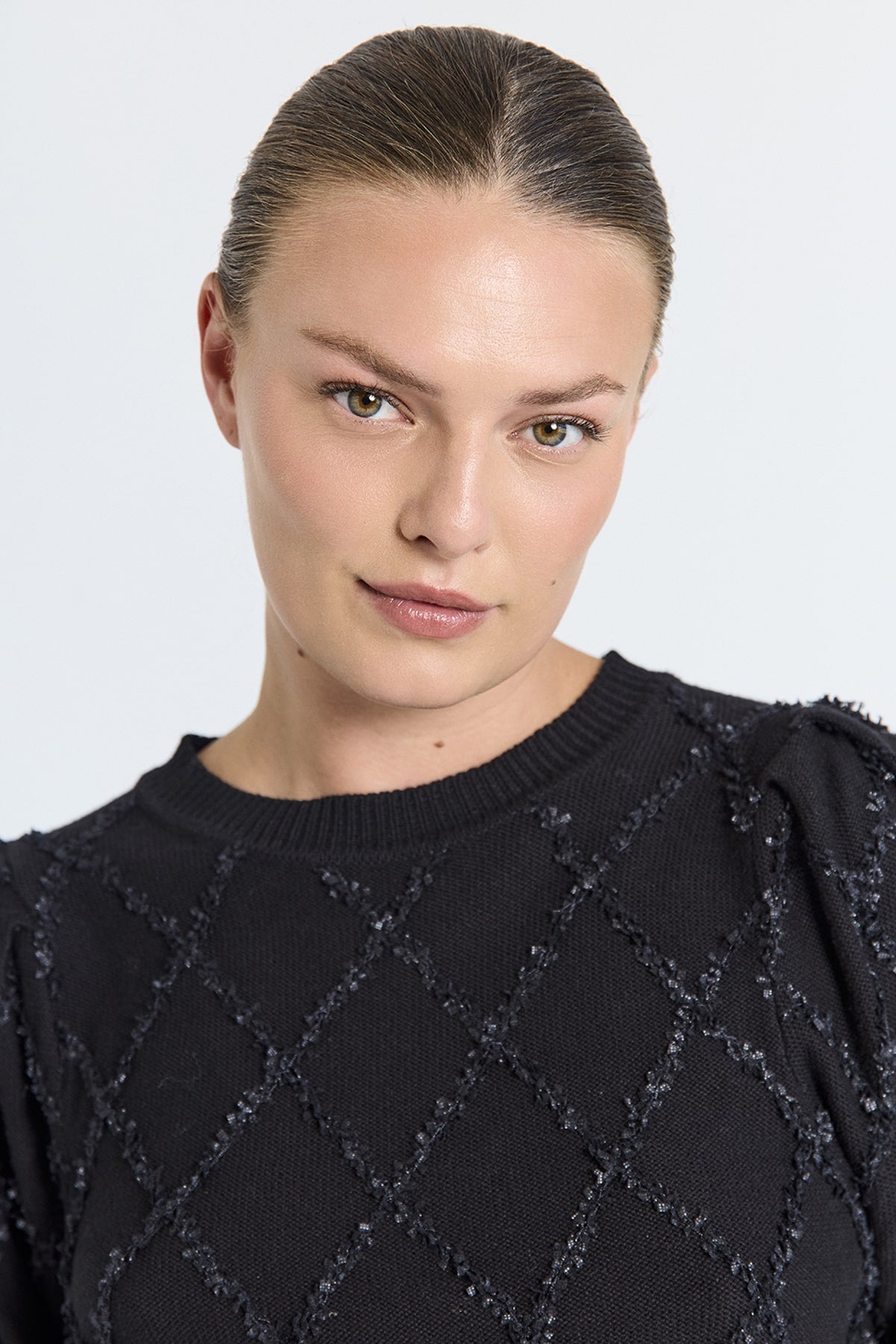 PULLOVER  DAMEN FQSAFRI VON FREE/QUENT IN SCHWARZ MZ#01018 Mode-Zauber