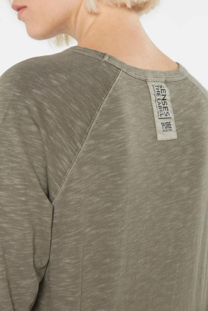 LONGSLEEVE TAB:BY MIT RAGLANÄRMEL VON SENSES MZ#00881 Mode-Zauber