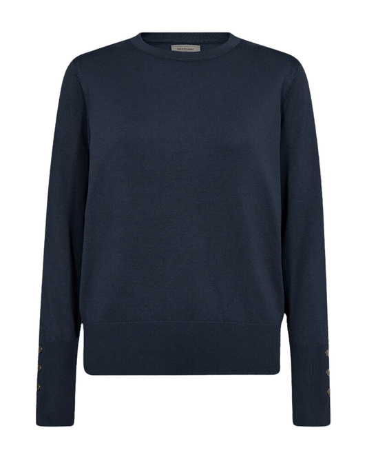 PULLOVER FQKATIE VON FREE/QUENT IN GRUSS MZ#00889 Mode-Zauber