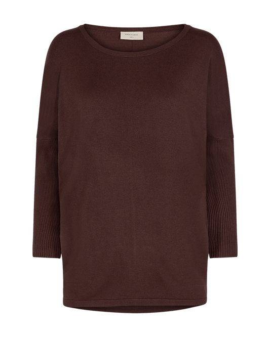 PULLOVER FQJONE VON FREE/QUENT IN COFFEE BEAN MZ#00912 Mode-Zauber