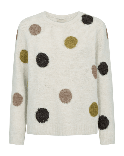 PULLOVER FQLOUISA VON FREE/QUENT IN MOONBEAM MEL W A. BRONZE MEL MZ#00916 Mode-Zauber