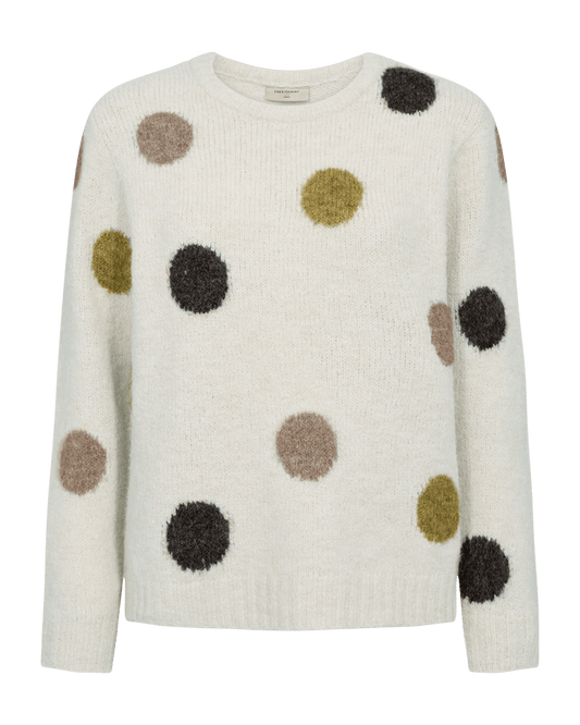 PULLOVER FQLOUISA VON FREE/QUENT IN MOONBEAM MEL W A. BRONZE MEL MZ#00916 Mode-Zauber
