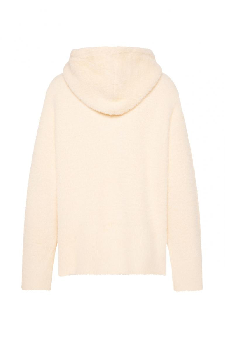 Brushed Kapuzenpullover KO:SY VON SENSES IN BUTTERCREAM MZ#00941 Mode-Zauber