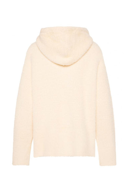Brushed Kapuzenpullover KO:SY VON SENSES IN BUTTERCREAM MZ#00941 Mode-Zauber