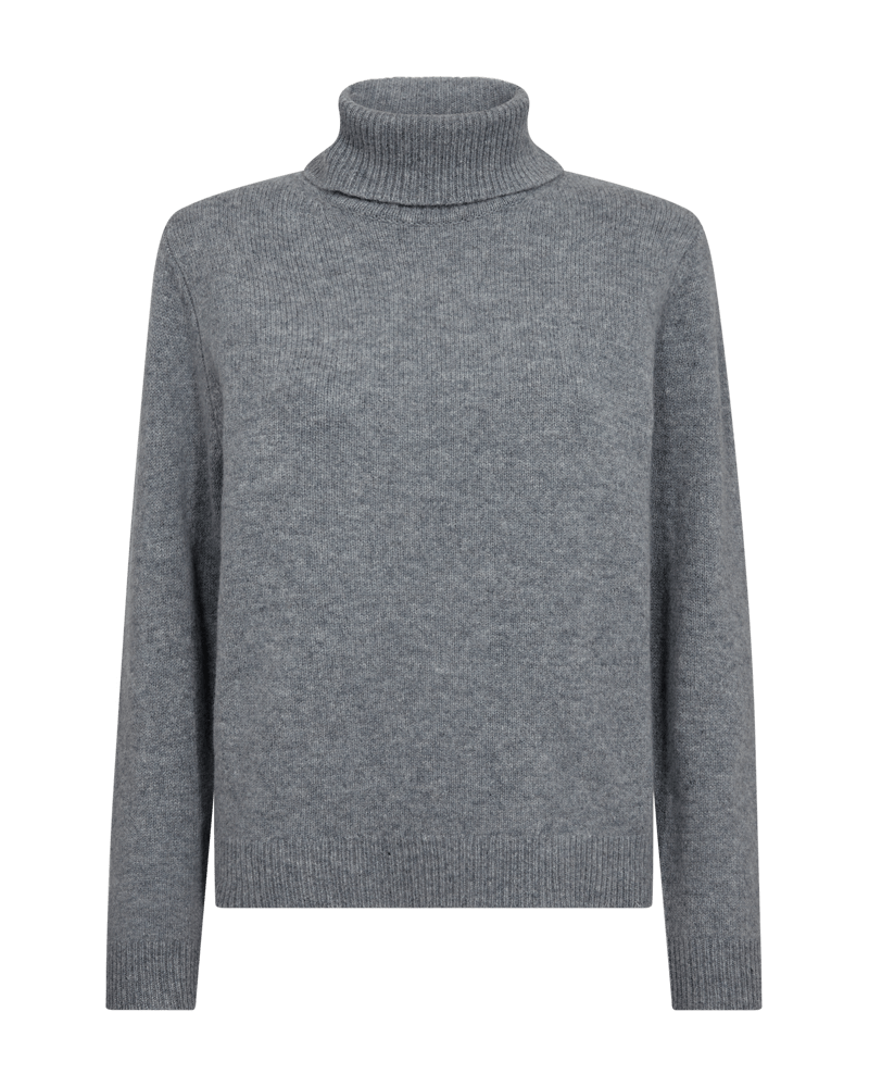 PULLOVER FQWINKA VON FREE/QUENT IN MITTELGRAU MLG. MZ#00969 Mode-Zauber