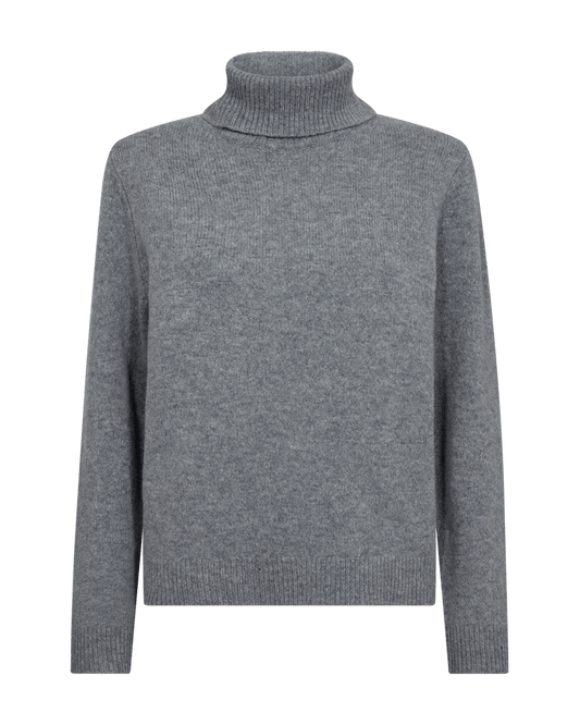 PULLOVER FQWINKA VON FREE/QUENT IN MITTELGRAU MLG. MZ#00969 Mode-Zauber