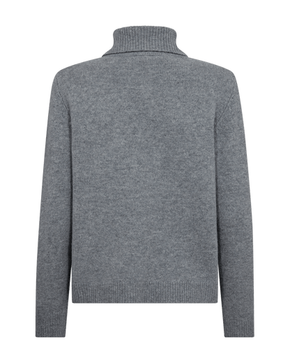 PULLOVER FQWINKA VON FREE/QUENT IN MITTELGRAU MLG. MZ#00969 Mode-Zauber