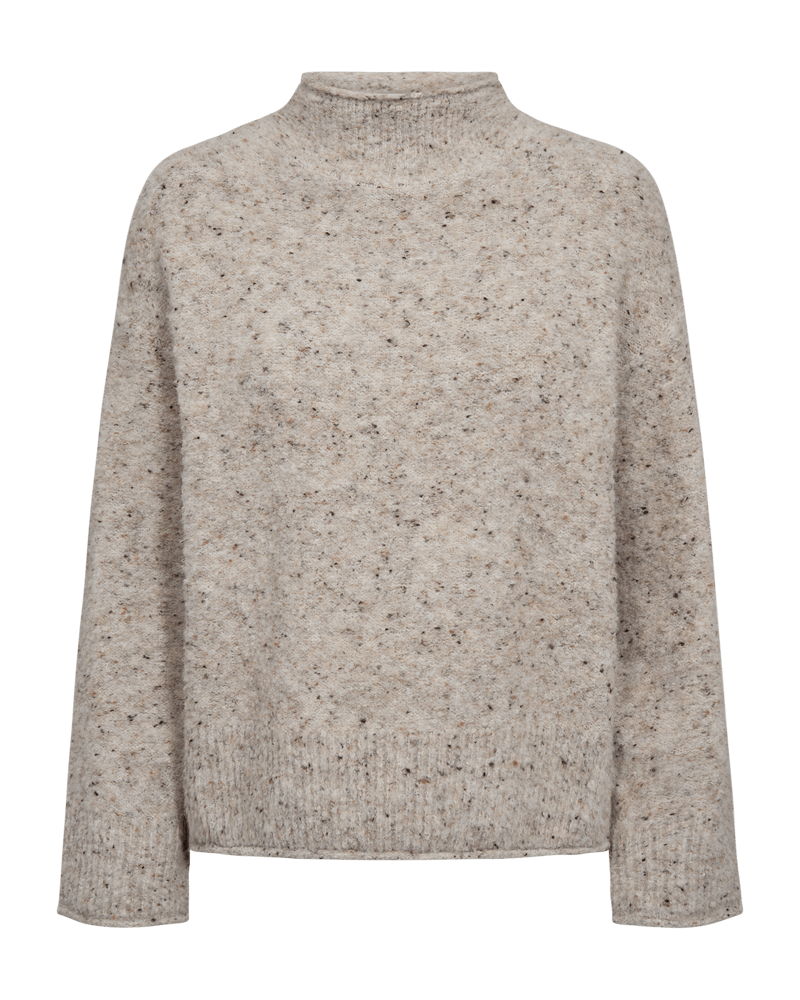 PULLOVER FQGRSNEMES VON FREE/QUENT IN MOONBEAM MELANGE MZ#00977 Mode-Zauber