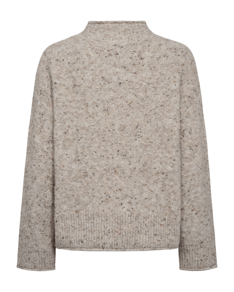 PULLOVER FQGRSNEMES VON FREE/QUENT IN MOONBEAM MELANGE MZ#00977 Mode-Zauber