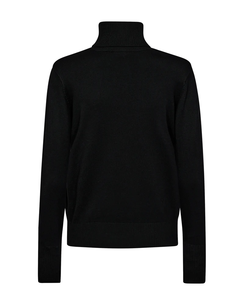 PULLOVER FQKATIE ROLLKRAGEN VON FREE/QUENT IN SCHWARZ MZ#00981 Mode-Zauber