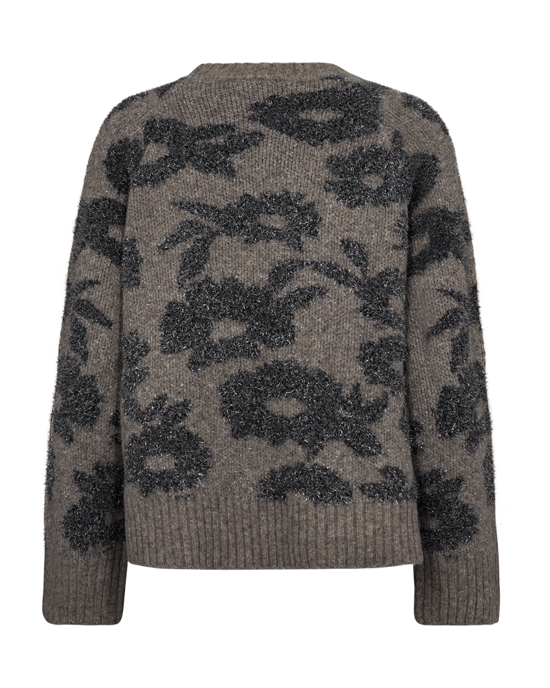 PULLOVER VON FREE/QUENT IN MOREL MEL. w. MED. GREY MEL. MZ#00987 Mode-Zauber