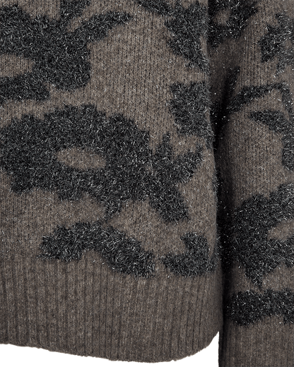 PULLOVER VON FREE/QUENT IN MOREL MEL. w. MED. GREY MEL. MZ#00987 Mode-Zauber