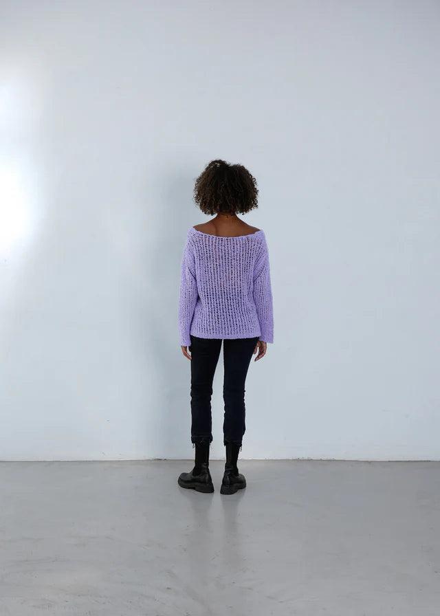 STRICKPULLOVER MARIE VON OUTRYGHT IN PURPLE TONIC MZ#00775 Mode-Zauber