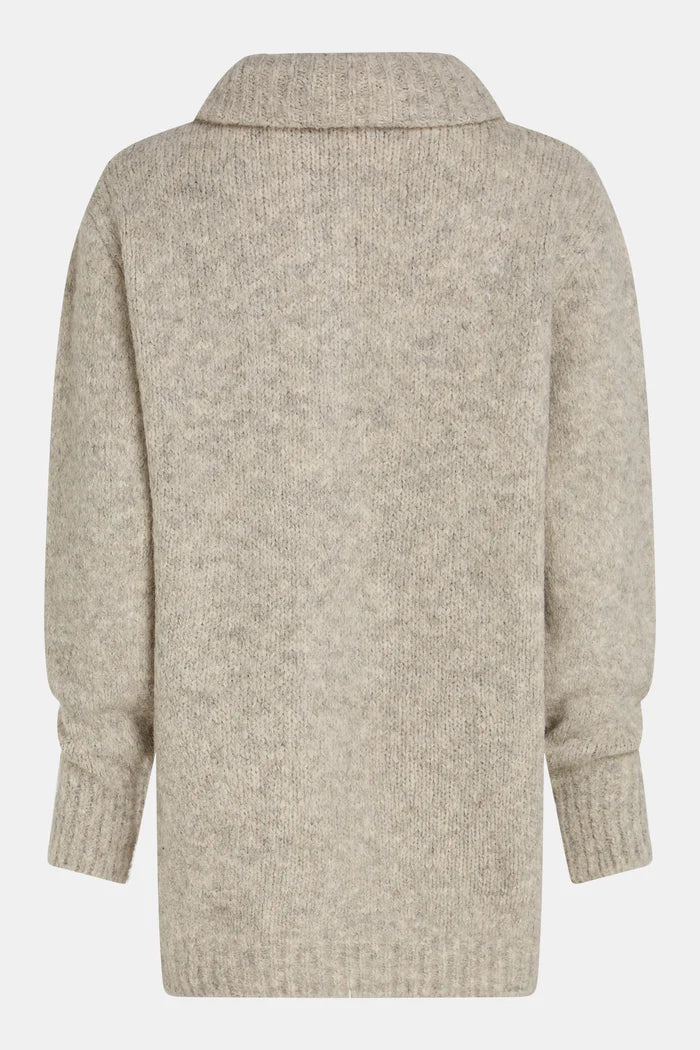 PULLOVER W24L227-036 VON PENN&INK IN BEIGE MZ#00658