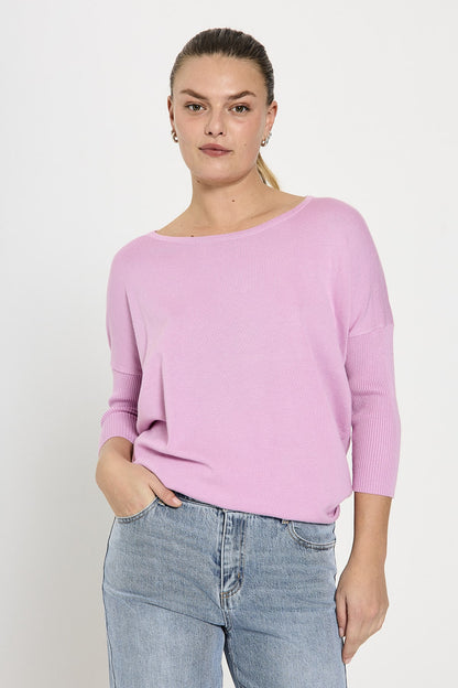 PULLOVER DAMEN FQJONE VON FREE/QUENT IN FLIEDER MZ#00570