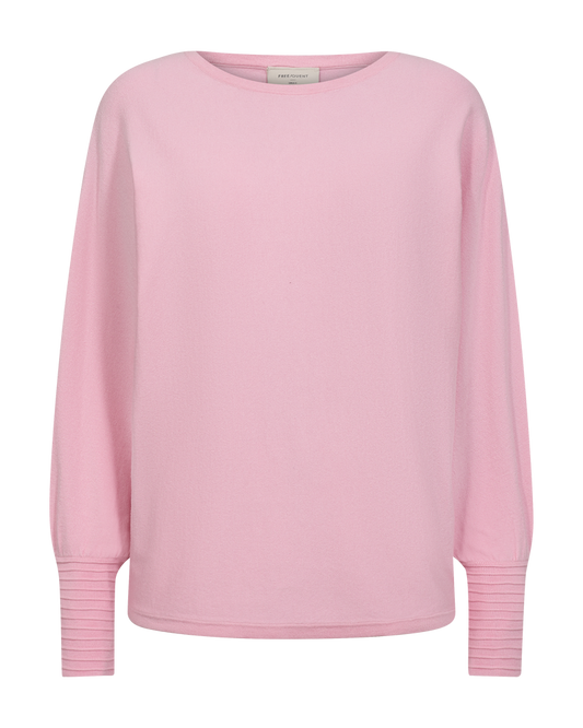 PULLOVER FQFLOW VON FREE/QUENT IN FLIEDER SACHET MELANGE MZ#00707 Mode-Zauber