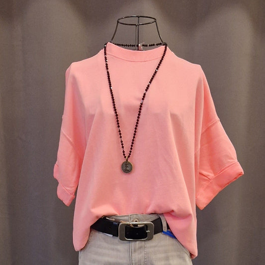 PULLOVER VON THESHIRT PROJEKT IN NEON PINK MZ#00737 Mode-Zauber