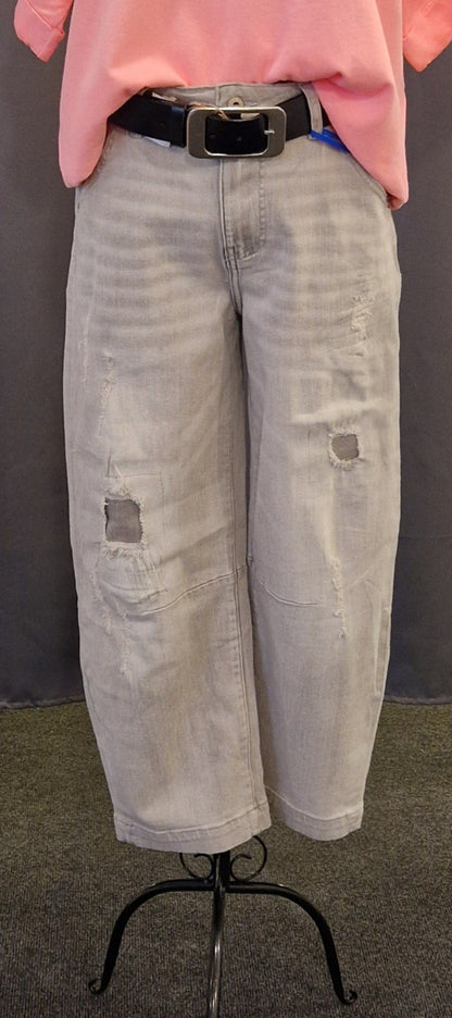 JEANS VON SEXY WOMEN IN GRAU  MZ#00747 Mode-Zauber