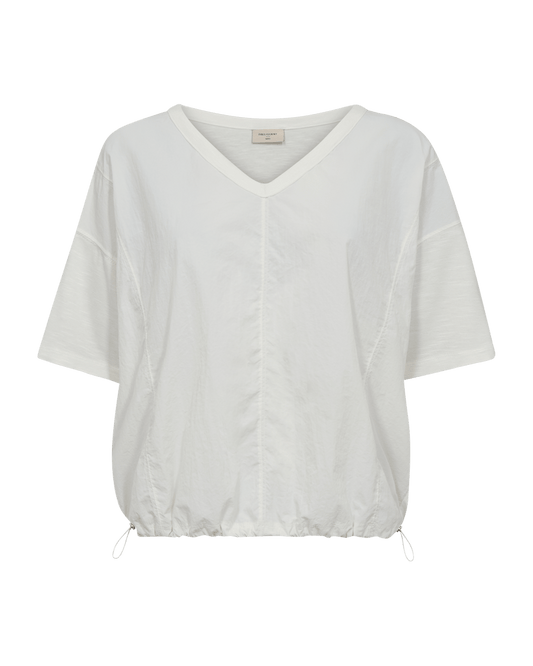 T-SHIRT FQIVORA VON FREE/OUENT IN  STERN OFF-WHITE MZ#00679