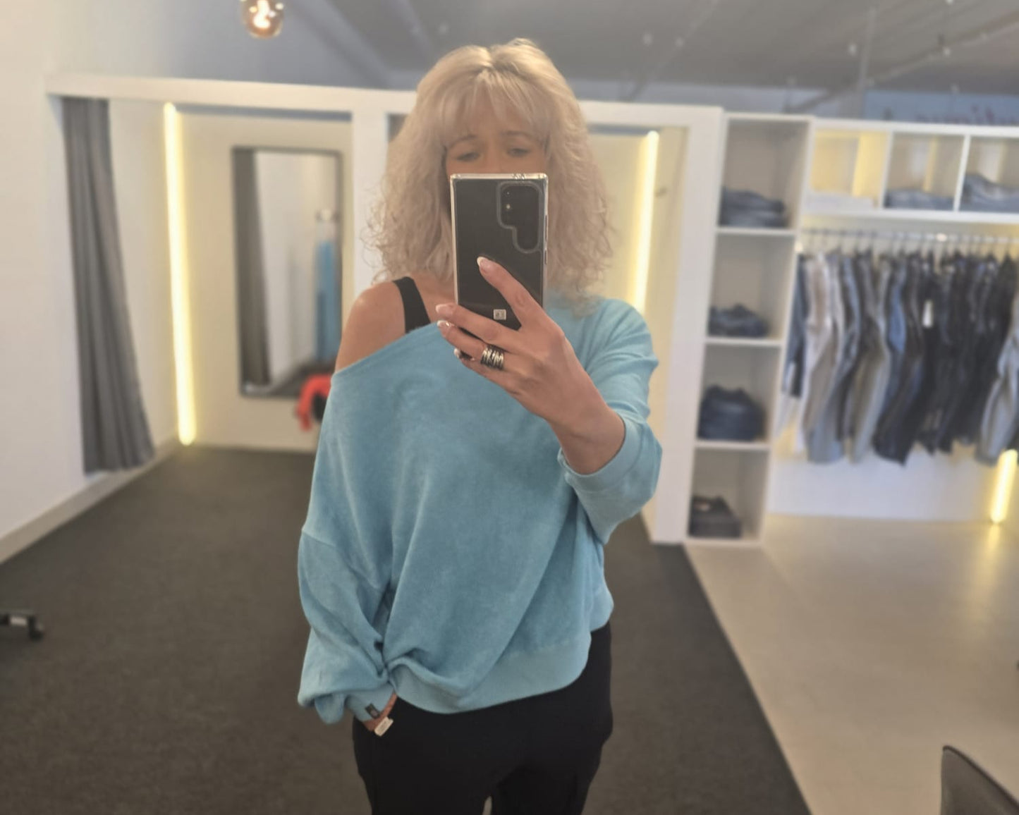 T-SHIRT CORY T VON OUTRYGHT IN BLUE CUARCO MZ#00720 Mode-Zauber