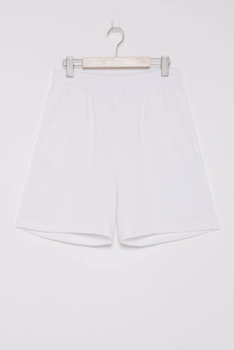SWEATSHORTS PAL:MAS AUS INTERLOCK VON SENSES IN OPTICWHITE MZ#00860 Mode-Zauber