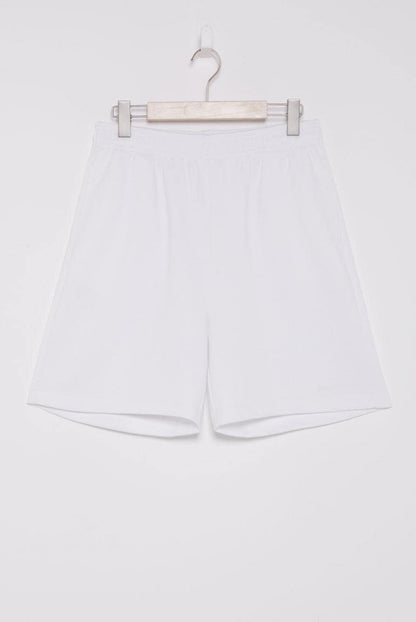 SWEATSHORTS PAL:MAS AUS INTERLOCK VON SENSES IN OPTICWHITE MZ#00860 Mode-Zauber