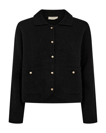 STRICKJACKE FQZANA VON FREE/QUENT IN SCHWARZ MZ#00982 Mode-Zauber