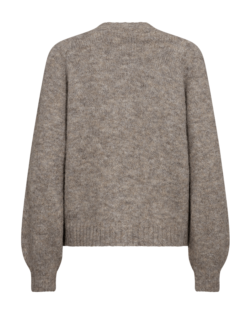 STRICKJACKE DAMEN FQLOUISA VON FREE/QUENT IN TAUPE MZ#00589 mode-zauber