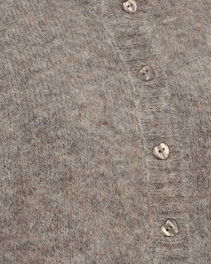 STRICKJACKE DAMEN FQLOUISA VON FREE/QUENT IN TAUPE MZ#00589 mode-zauber