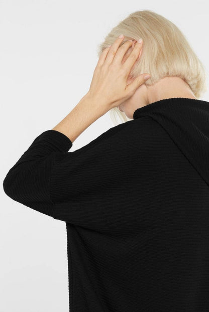 STRUKTURIERTES KAPUTZENSWEATSHIRT SO:LA VON SENSES MZ#00879 Mode-Zauber