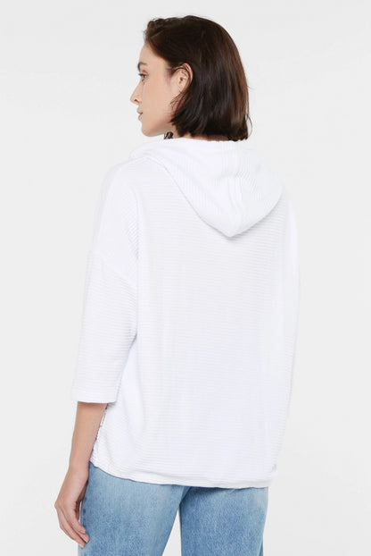 STRUKTURIERTES KAPUTZENSWEATSHIRT SO:LA VON SENSES MZ#00879 Mode-Zauber