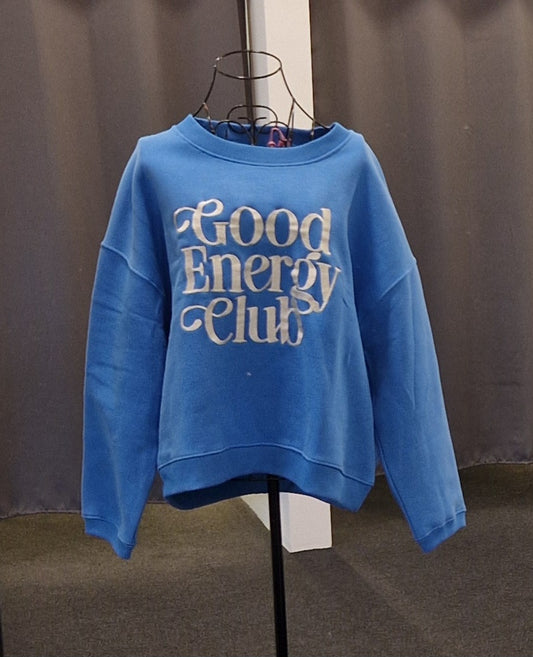 SWEATER OVERSIZED VON THESHIRT PROJEKT IN BLAU MZ#01013 Mode-Zauber