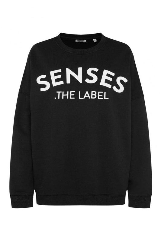 SWEATSHIRT SMI:LLA MIT LOGO DESIGN VON SENSES MZ#00882 Mode-Zauber
