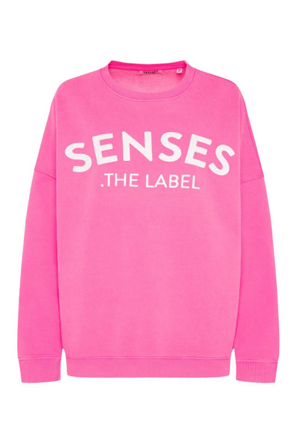 SWEATSHIRT SMI:LLA MIT LOGO DESIGN VON SENSES MZ#00882 Mode-Zauber