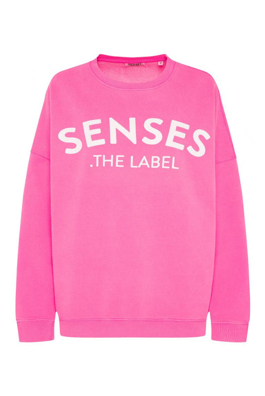 SWEATSHIRT SMI:LLA MIT LOGO DESIGN VON SENSES MZ#00882 Mode-Zauber